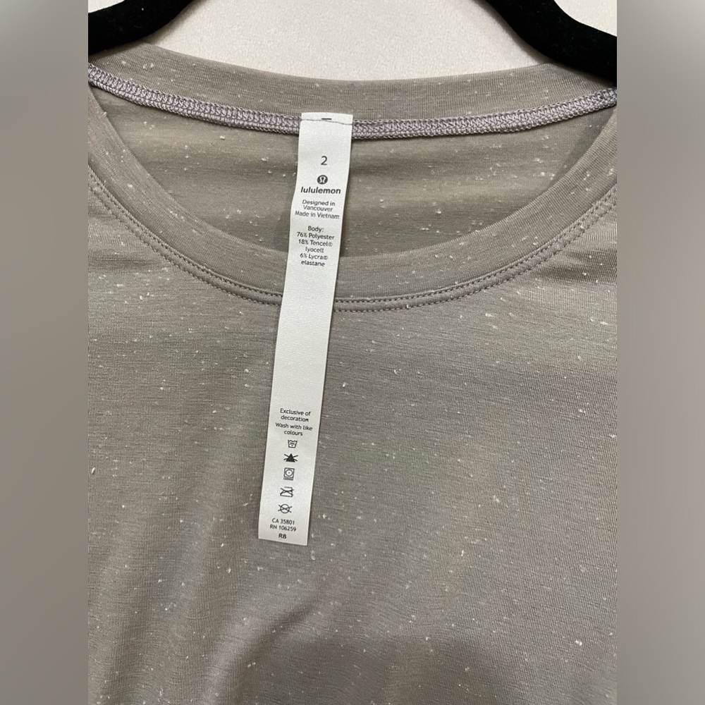 NWT Lululemon Unwind Your Mine Dress Dark Chrome White Size 2 - Picture 7 of 12